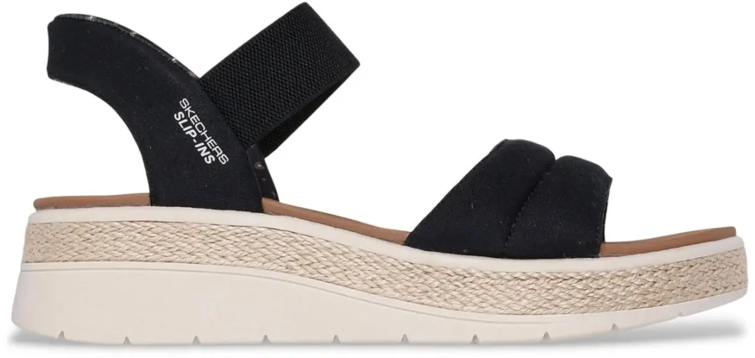 Skechers Slip-Ins: Bobs Sun Ray Sandalen Plat