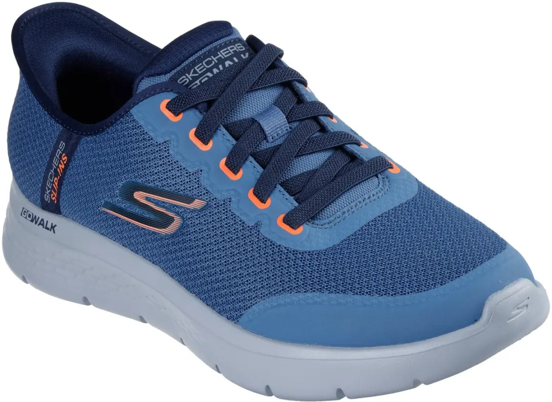 Skechers Go Walk Flex Netro Heren Instappers - Navy