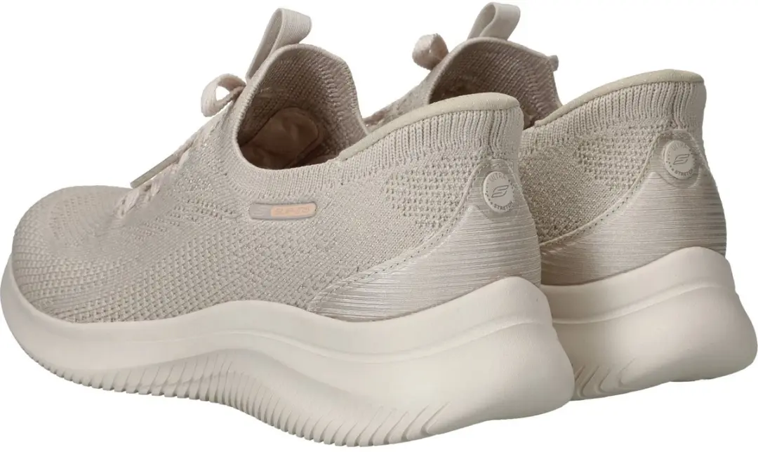 Skechers Slip Ins Ultra Flex 4.0 Sneakers - Beige - afbeelding 6 van 6