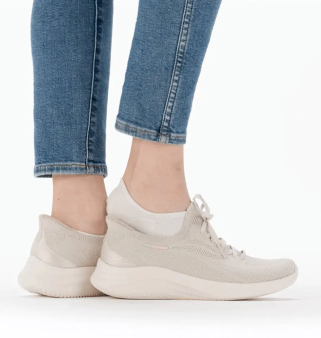 Skechers Slip Ins Ultra Flex 4.0 Sneakers - Beige - afbeelding 2 van 6