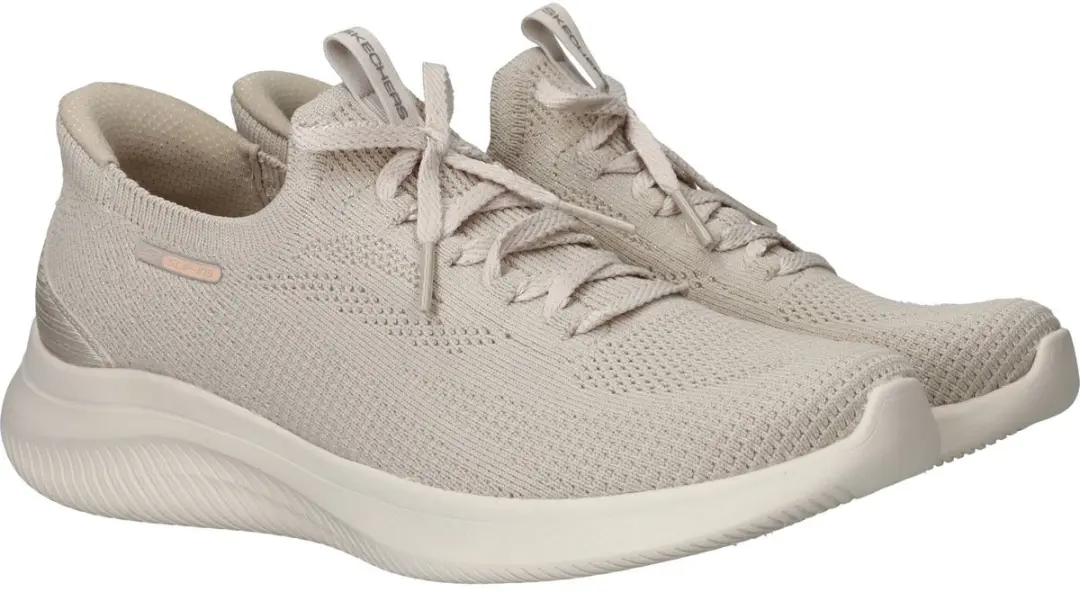 Skechers Slip Ins Ultra Flex 4.0 Sneakers - Beige - afbeelding 3 van 6