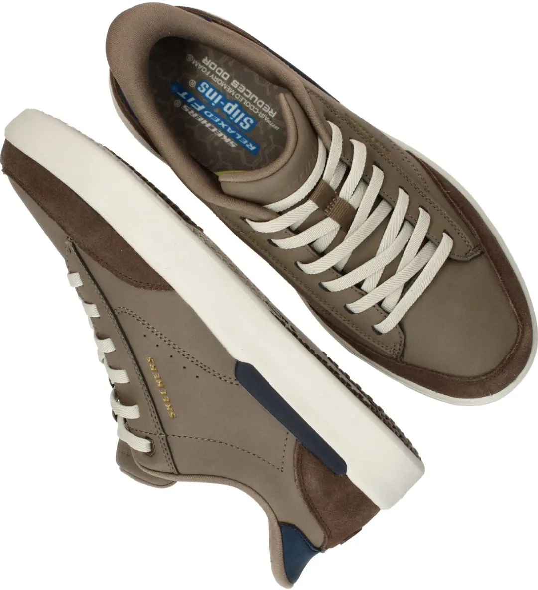Skechers Verlo-Ra Radical Heren Sneakers 321243 - Bruin - afbeelding 6 van 6