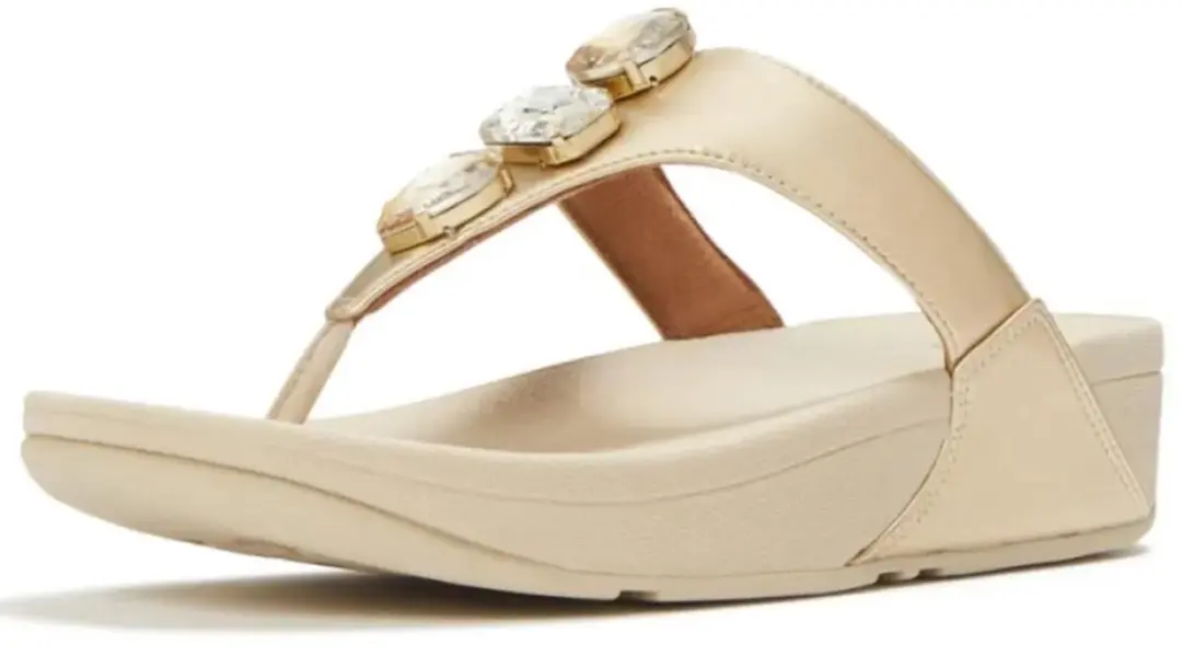FitFlop Lulu Ultra-Jewel Hakken - 42 - Platino - afbeelding 6 van 6