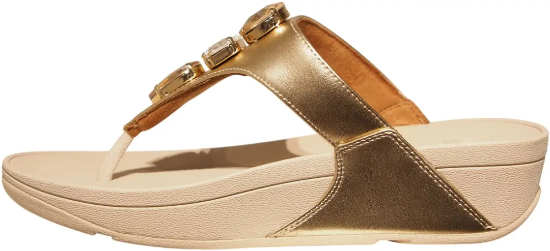 FitFlop Lulu Ultra-Jewel Hakken - 42 - Platino - afbeelding 2 van 6
