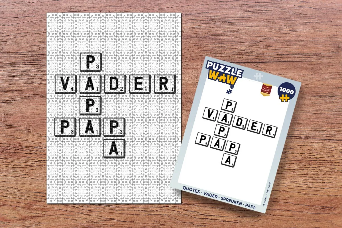 PuzzleWow Vaderdag Puzzel 1000 Stuks - Multicolor