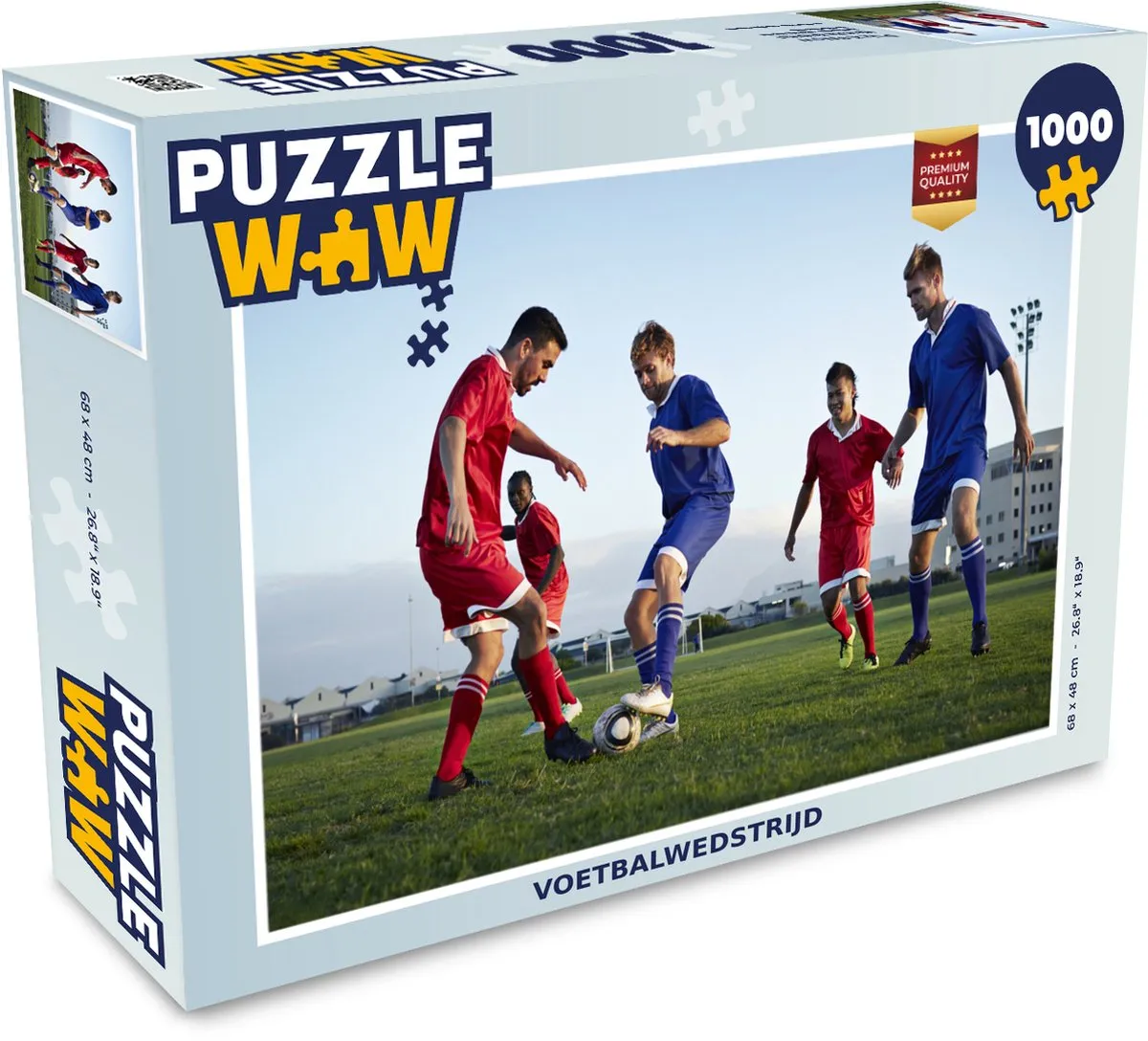 PuzzleWow Voetbalwedstrijd Legpuzzel 1000 Stuks