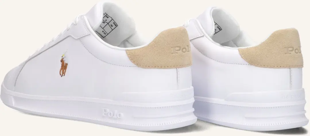 Polo Ralph Lauren Hrt Ct II Sneakers - Wit - Maat 45 - afbeelding 6 van 6