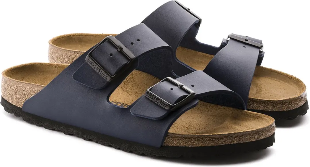Birkenstock Arizona BF Regular Slides - Maat 44 - Blauw