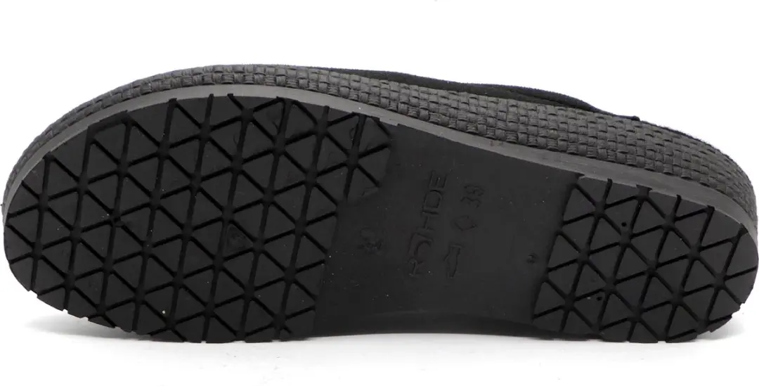 Rohde Dames Pantoffel 43 - Zwart