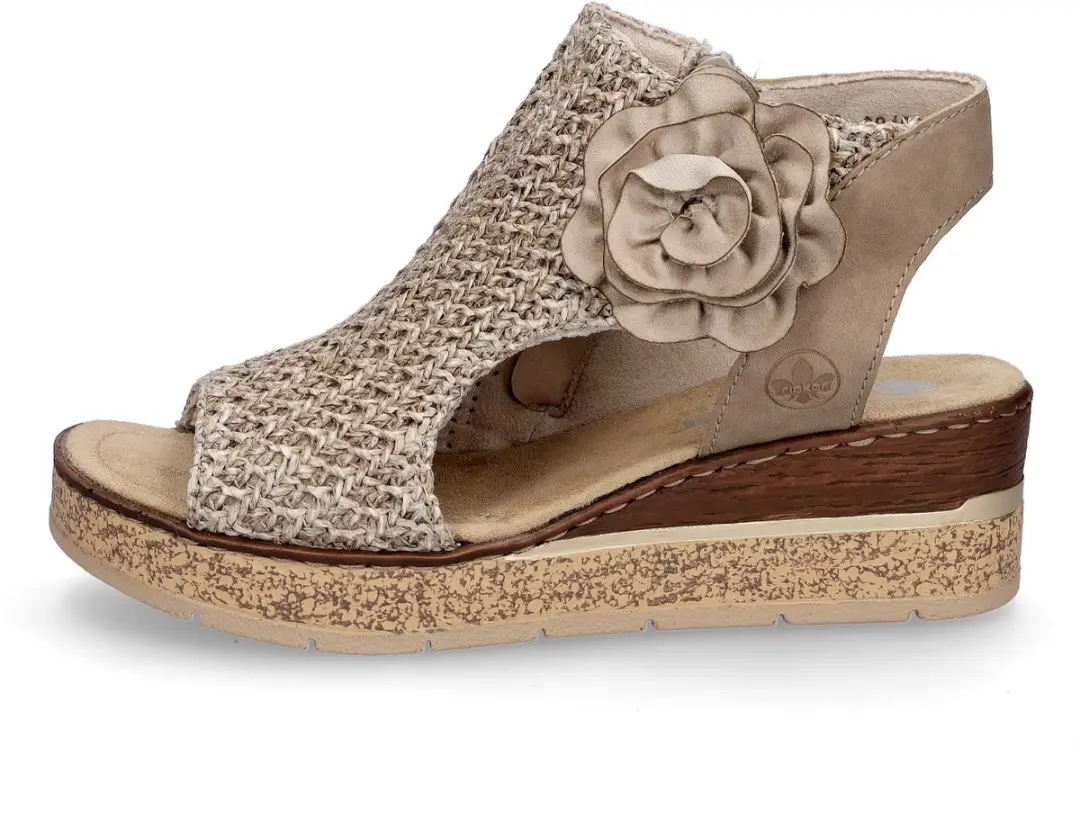 Rieker 63791 Sandalen - Vrouwen Grijs
