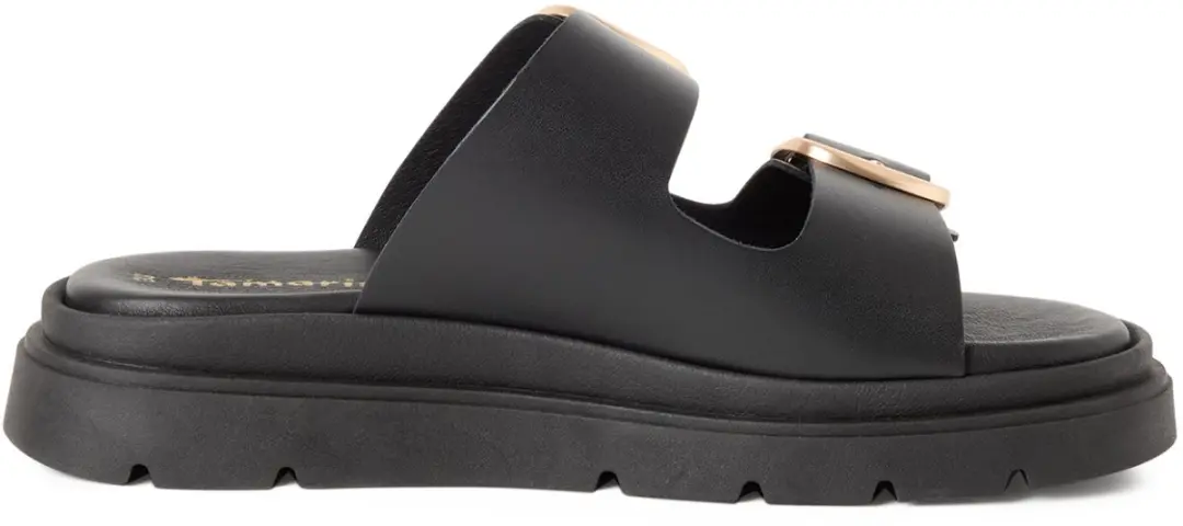 Tamaris Dames Muiltjes 37 - Zwart - afbeelding 2 van 6
