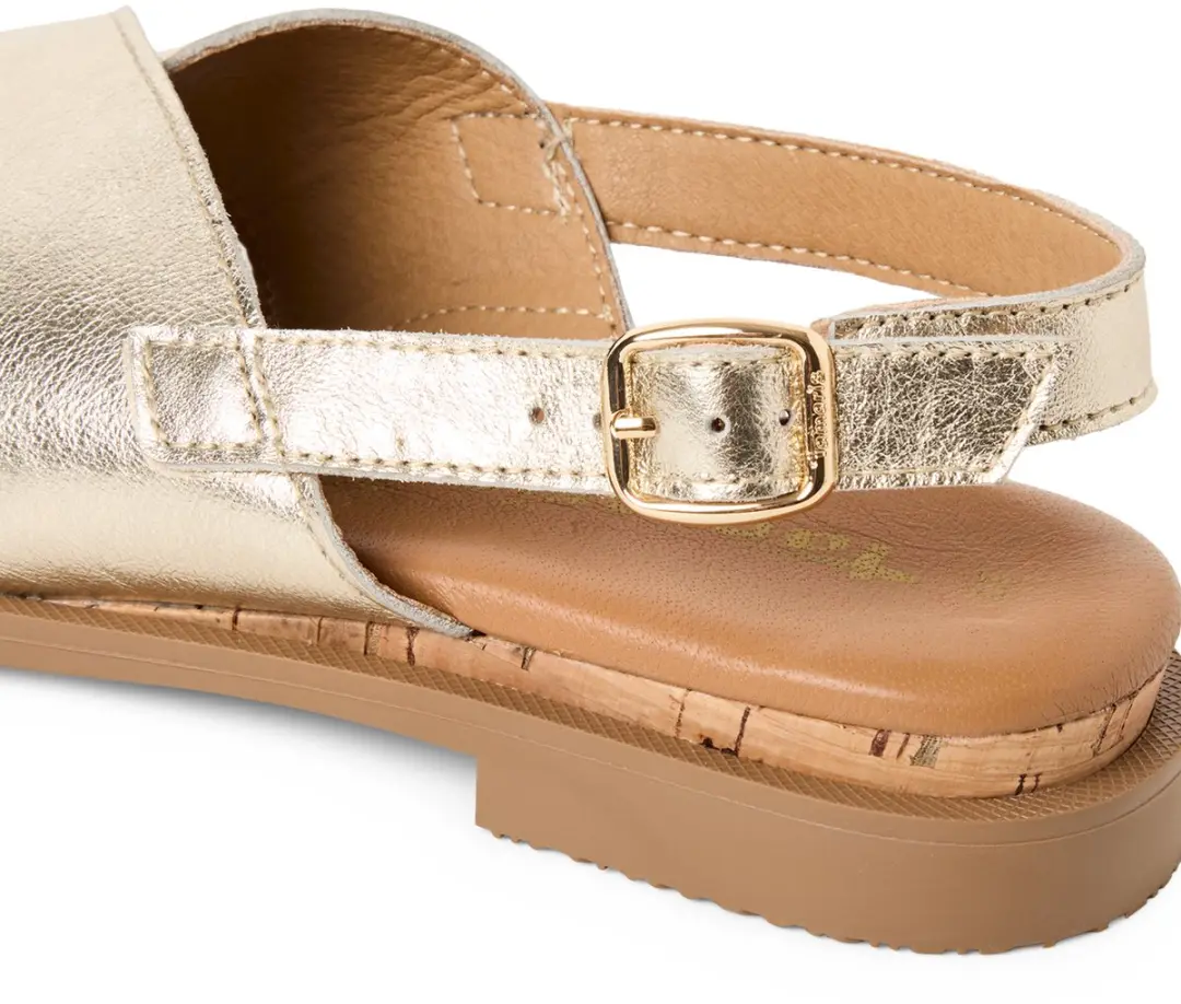 Tamaris Core Dames Sandalen 40 - Light Gold Metallic - afbeelding 6 van 6