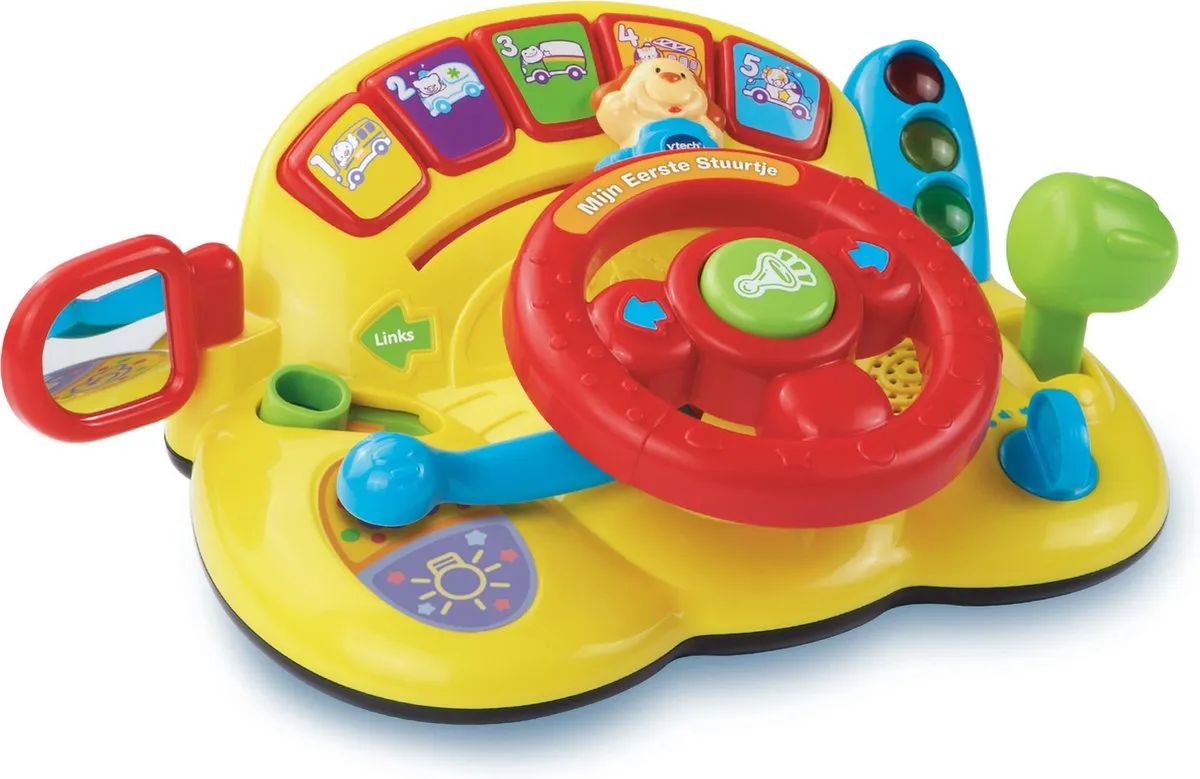 VTech Baby Mijn Eerste Stuurtje - 3 Speelstanden - Multikleuren