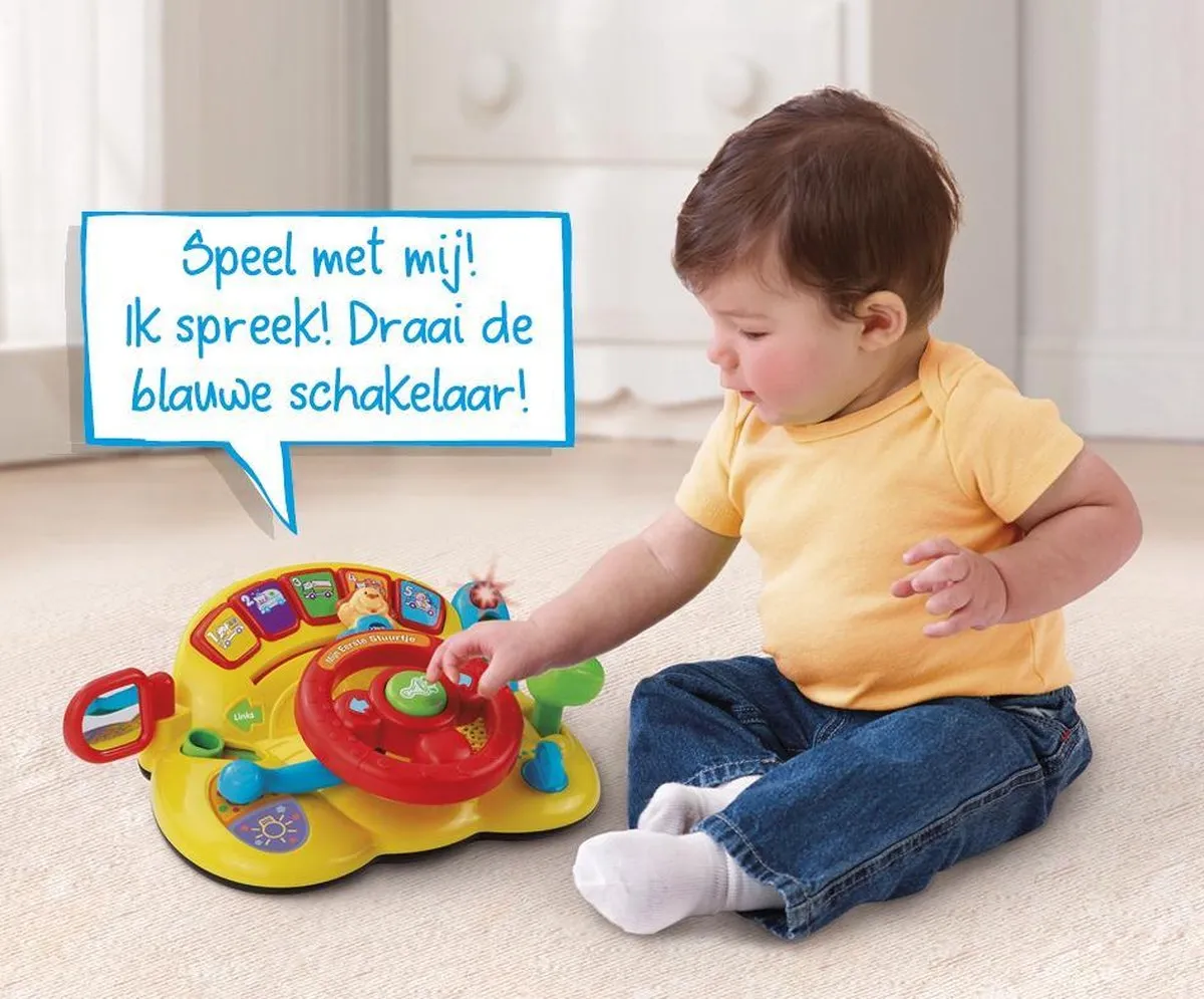 VTech Baby Mijn Eerste Stuurtje - 3 Speelstanden - Multikleuren