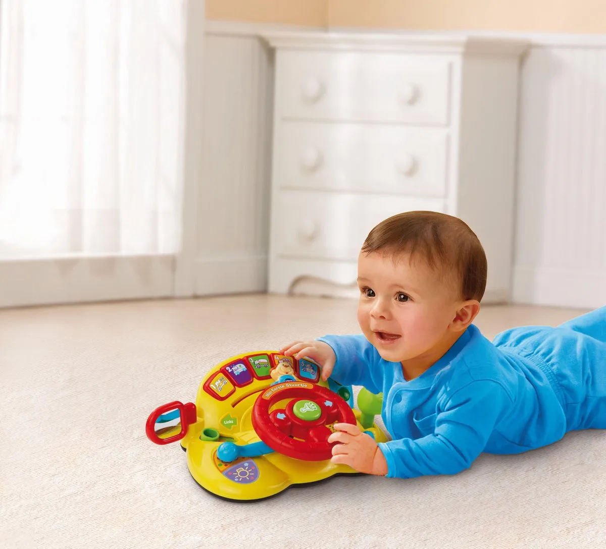 VTech Baby Mijn Eerste Stuurtje - 3 Speelstanden - Multikleuren