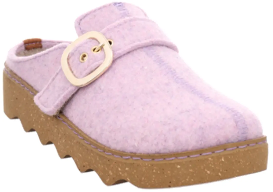 Rohde Foggia vilten klompen dames pantoffels muiltjes 6117 58 Violett