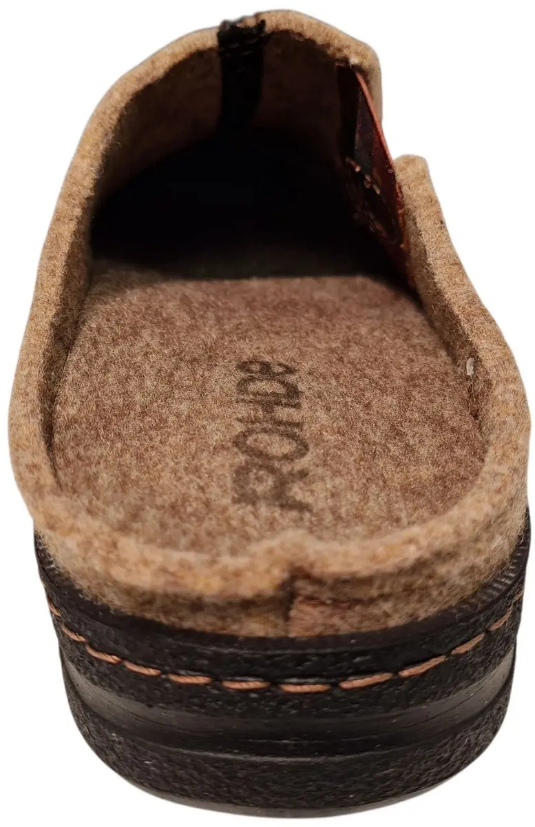 Rohde Beige Open Heren Pantoffels 42