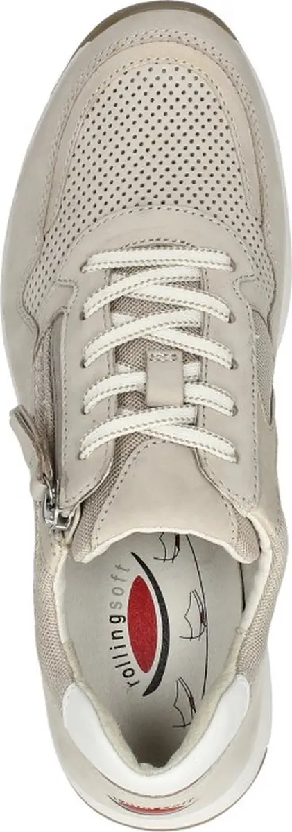 Gabor Rollingsoft Veterschoenen Laag - Beige - afbeelding 5 van 6