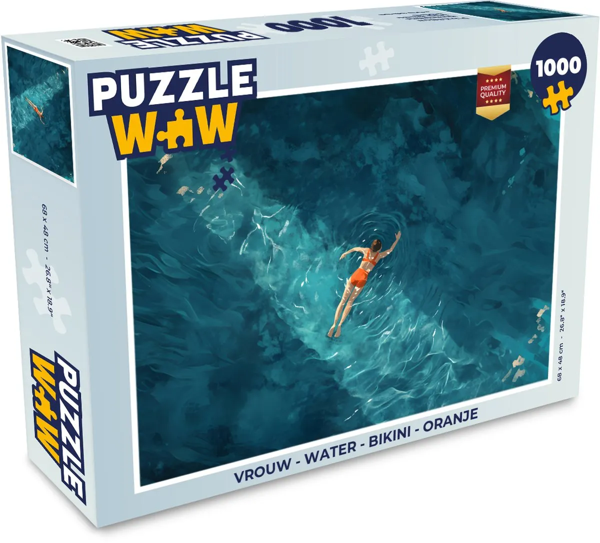 PuzzleWow Water Bikini Legpuzzel 1000 Stuks