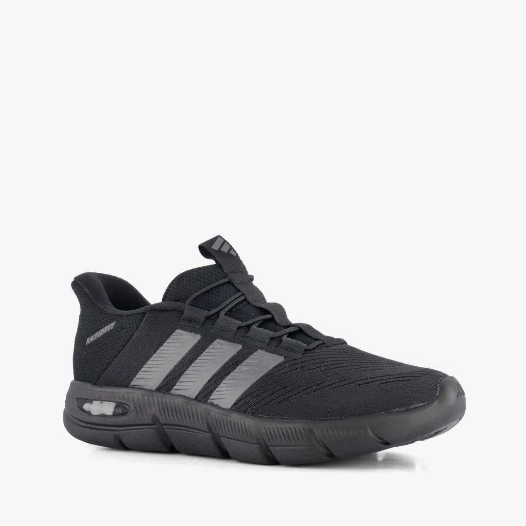 Adidas Rapidfit Wide Fit dames sneakers zwart