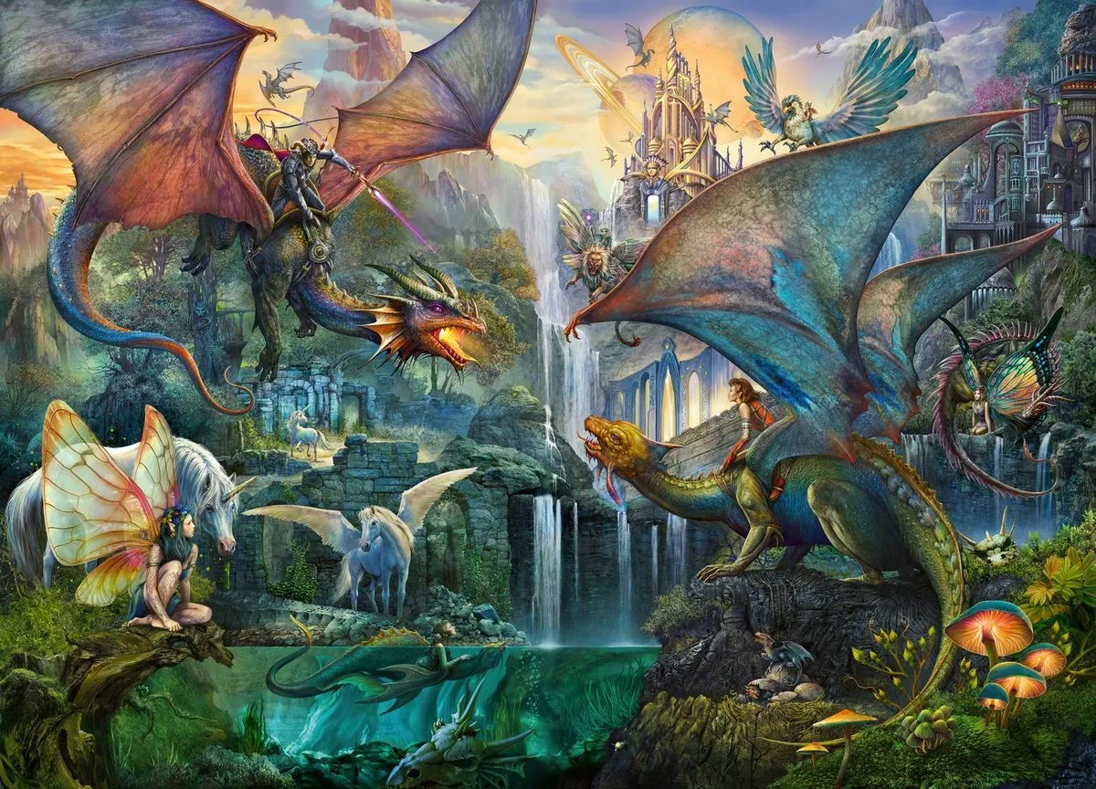 Ravensburger Drakenwoud Legpuzzel 9000 Stuks - Multicolor