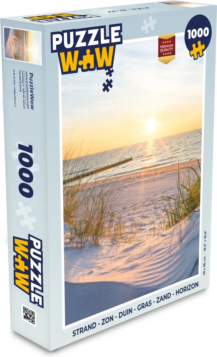 PuzzleWow Legpuzzel 1000 Stuks - Multicolor
