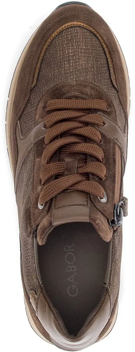 Gabor Dames Sneakers - Bruin - Maat 37.5