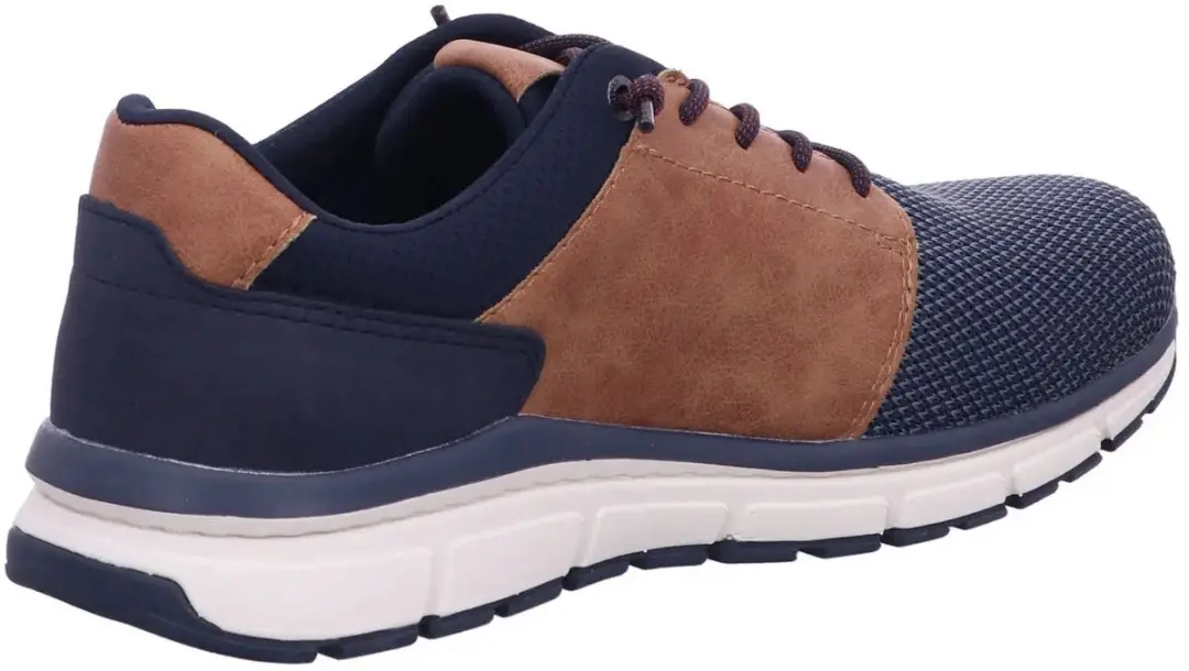 Bugatti Sonic Exko Baskets 332-AOS61-6950 - 45 - Dark Blue/Cognac
