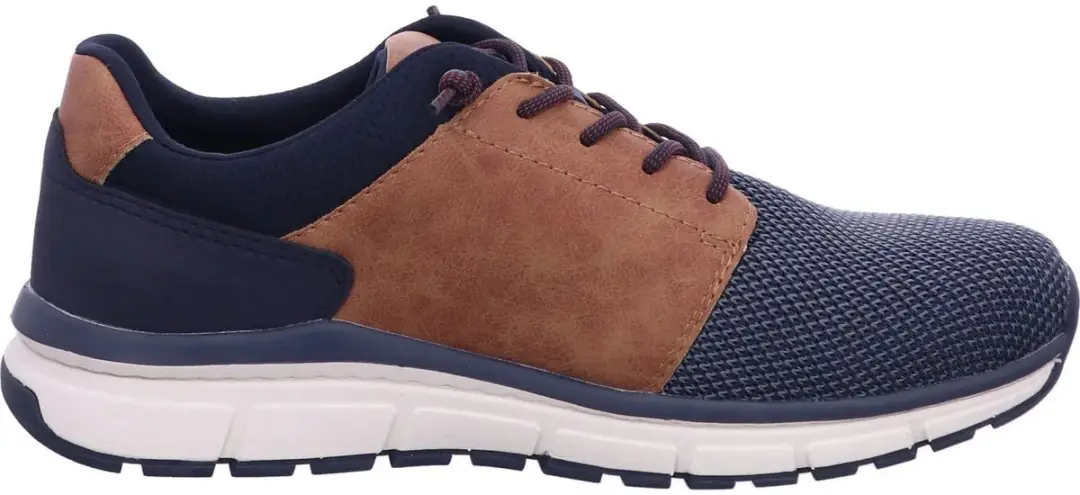 Bugatti Sonic Exko Baskets 332-AOS61-6950 - 45 - Dark Blue/Cognac - afbeelding 3 van 6