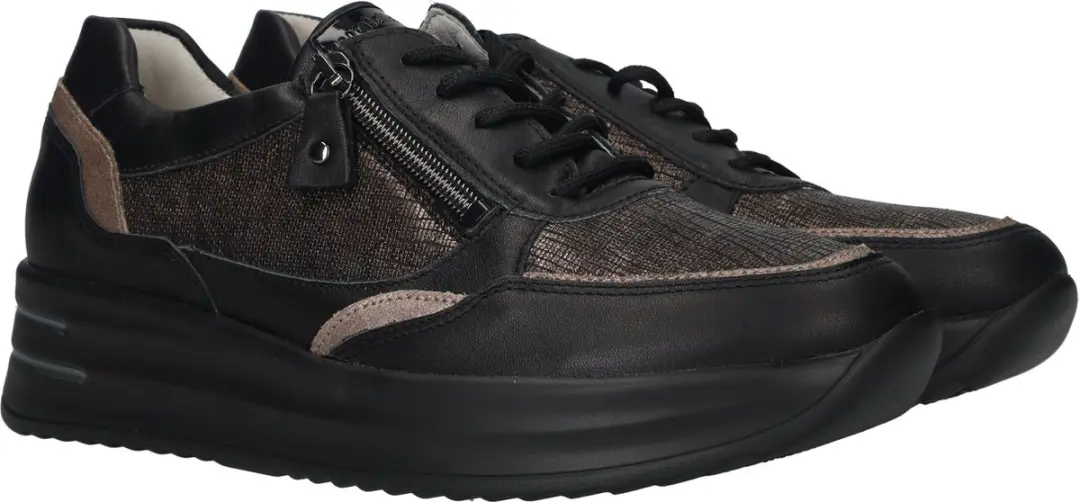 Wäldlaufer Arianna Lage Sneakers 755004-H - Zwart 38