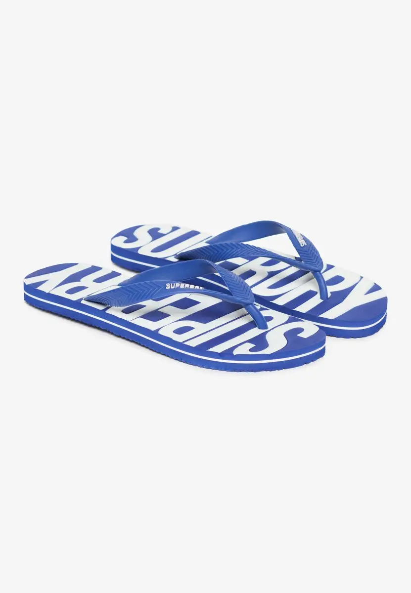 Superdry Vintage Heren Slippers Regal Blue 40/41 - afbeelding 2 van 6