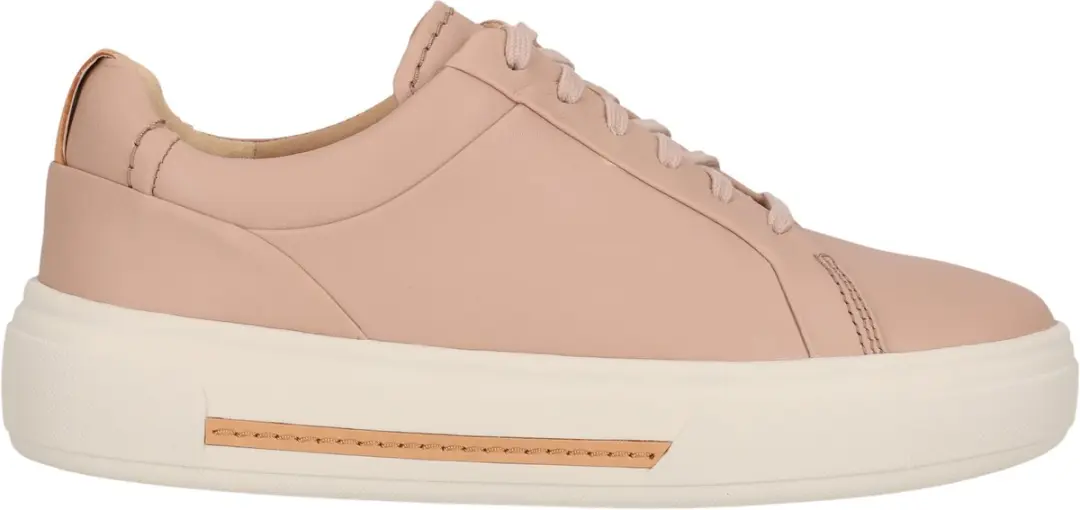 CLARKS Sneaker Hollyhock Walk Rose Leather