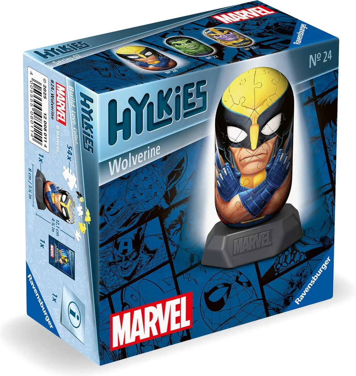 Ravensburger Hylkies Marvel Wolverine Figuur - 54 Stuks