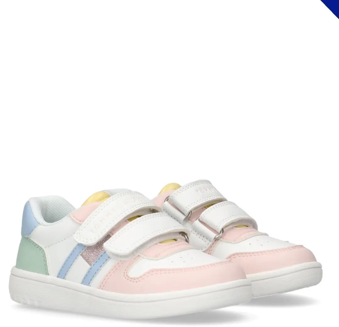 Tommy Hilfiger Flag Velcro Babytrainers - 20