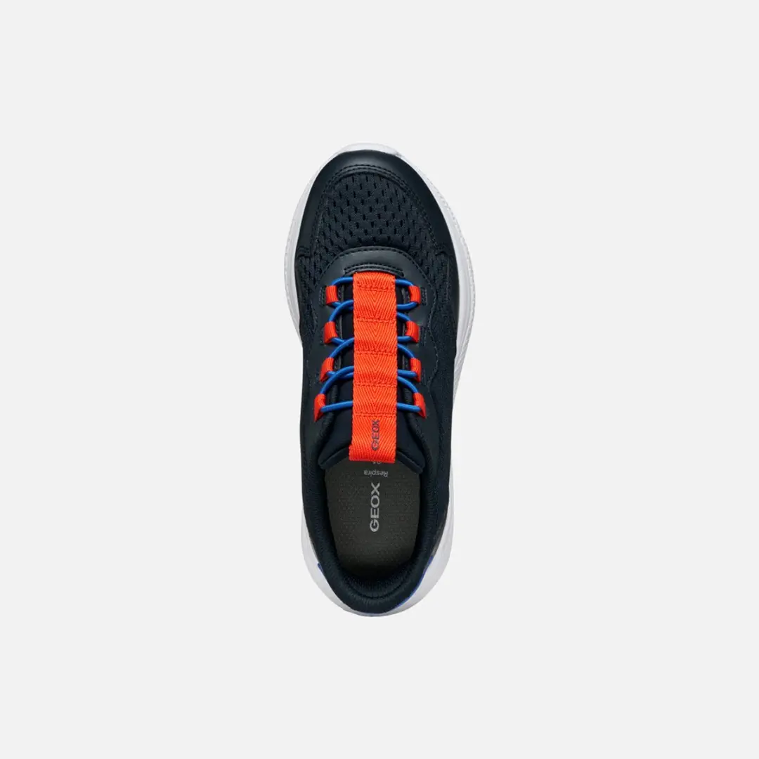 Geox Sprintye Fast In Jongens Sneakers 29 - Marineblauw/Rood - afbeelding 6 van 6