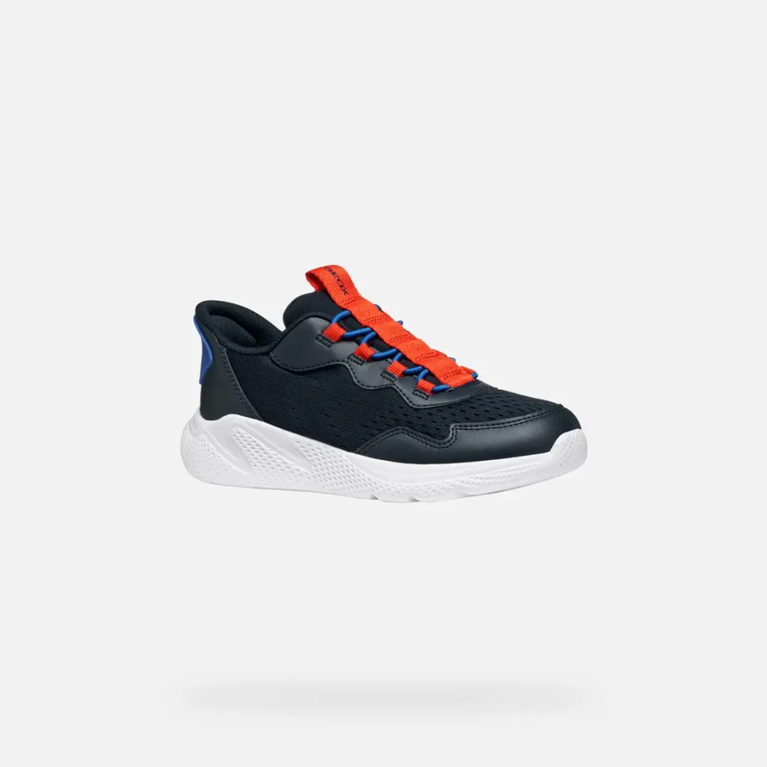 Geox Sprintye Fast In Jongens Sneakers 29 - Marineblauw/Rood