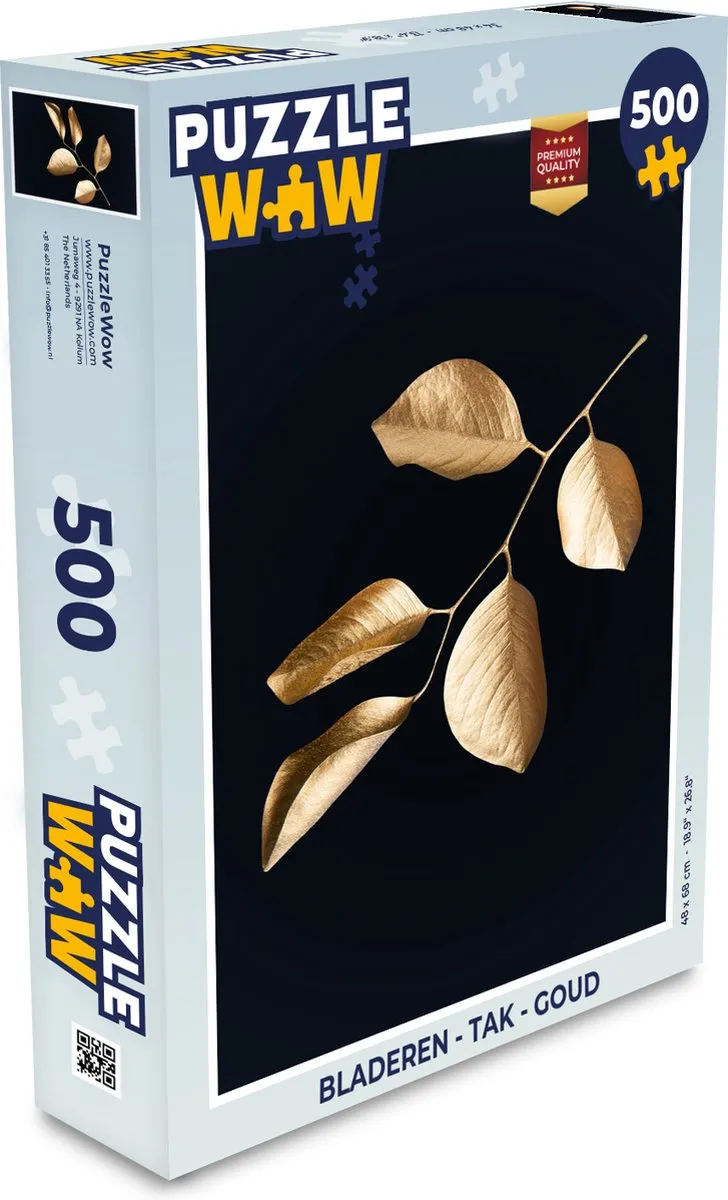 PuzzleWow Bladeren Tak Legpuzzel 500 Stuks
