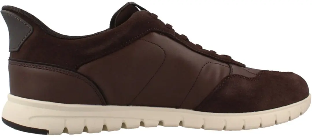 Geox FLEXTRIDEZERO PLUS herensneaker van leer U66NEA 0BC22 C6005 Fast-in