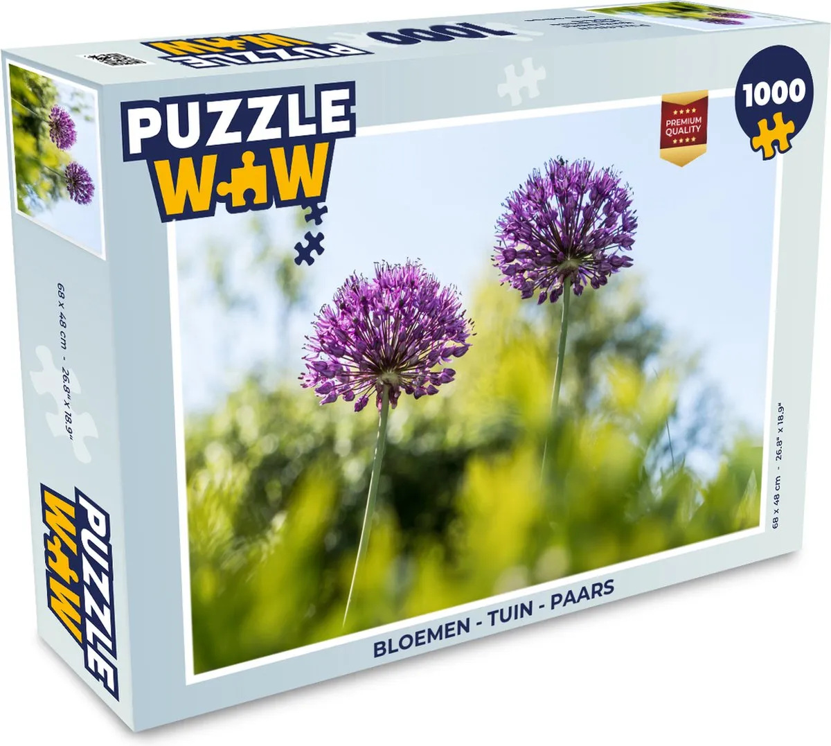 PuzzleWow Bloemen Legpuzzel 1000 Stuks