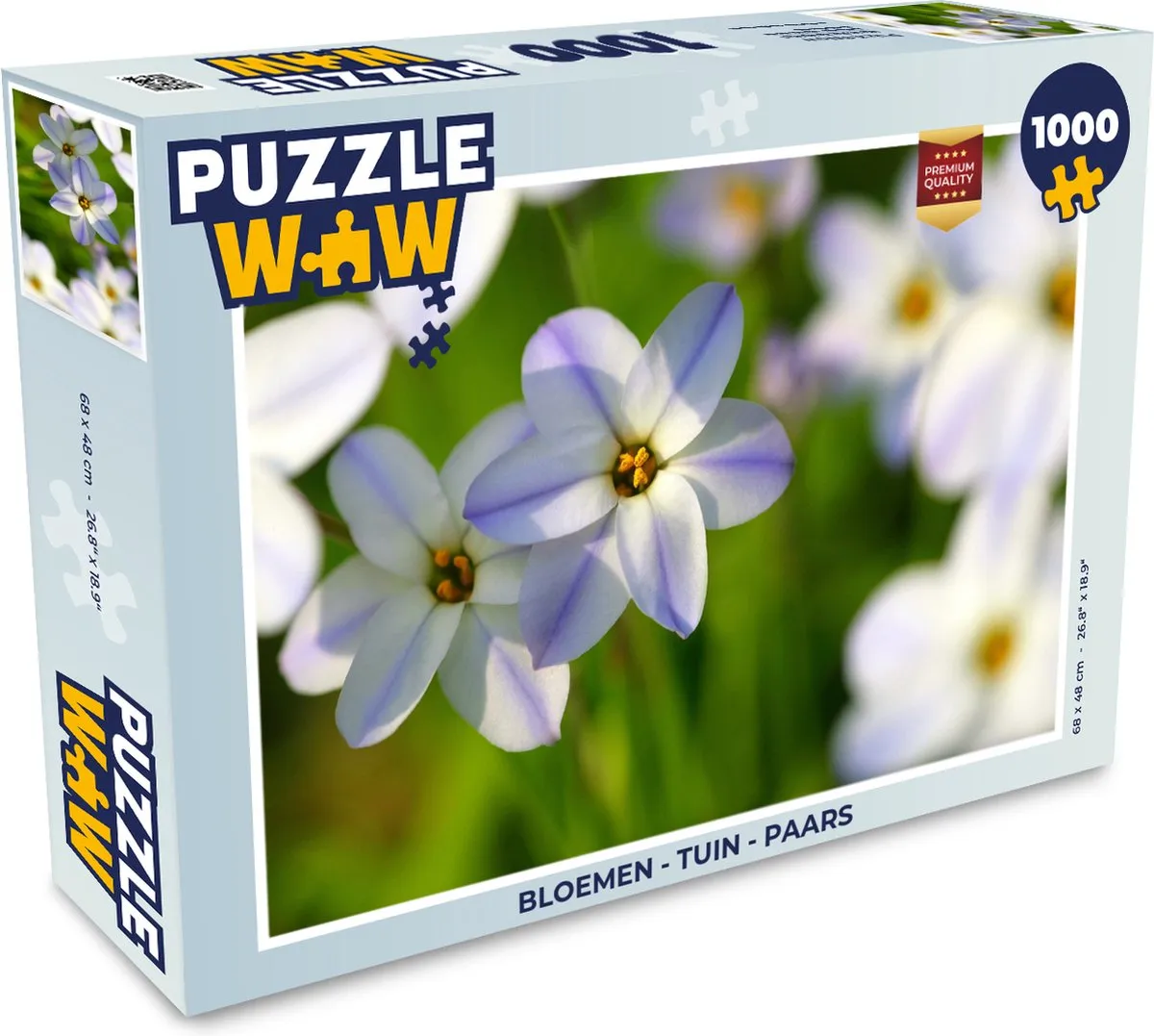 PuzzleWow Bloemen Legpuzzel 1000 Stuks - Multicolor