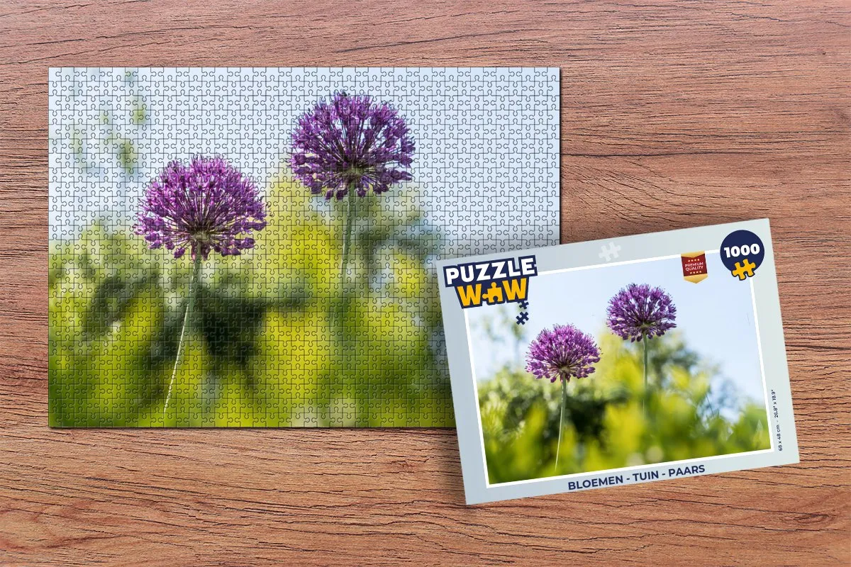 PuzzleWow Bloemen Legpuzzel 1000 Stuks - Multicolor