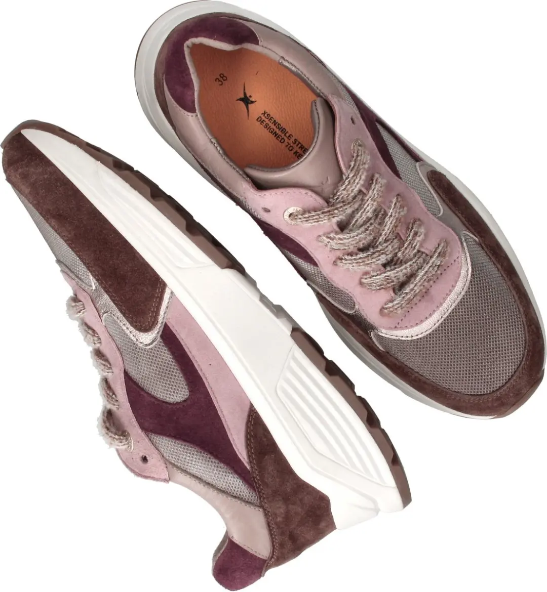Xsensible Ponte Vecchio Sneakers - Bruin - Maat 38