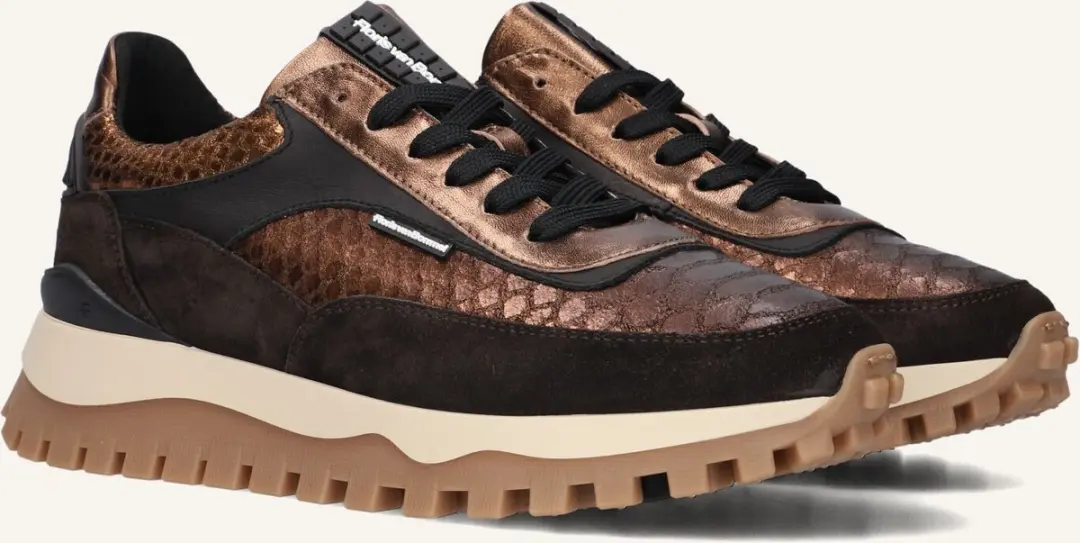 Floris van Bommel Sfw-10100 Grommi Sneakers - Brons - 38,5 - afbeelding 4 van 6