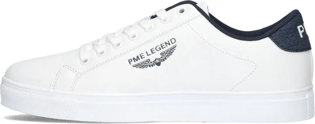 PME Legend Carrior Heren Sneakers - Wit/Denim - Maat 41 - afbeelding 4 van 6