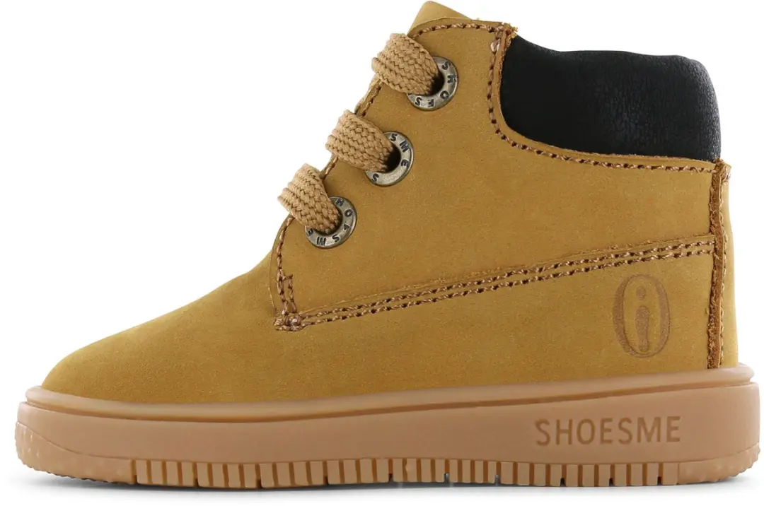 Shoesme Okergeel Veterbootje - Kinderschoen - Maat 24