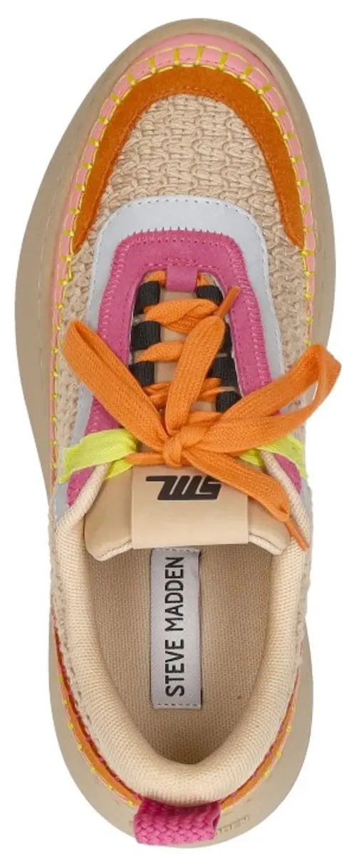 Dames Sneakers Steve Madden Doubletake Nat/org Beige - Maat 41 - afbeelding 5 van 6