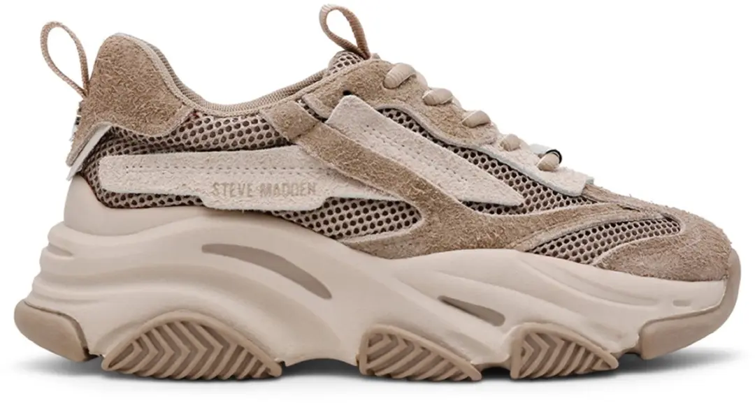 Steve Madden Possession-E Lage Sneakers 38 - Grijs
