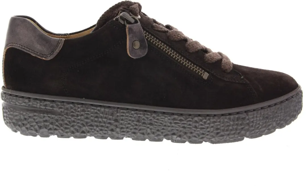 Hartjes Phil Shoe Dunkelbraun Dames Veterschoenen