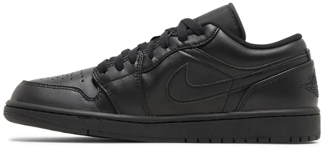 Jordan air jordan 1 low in de kleur zwart.