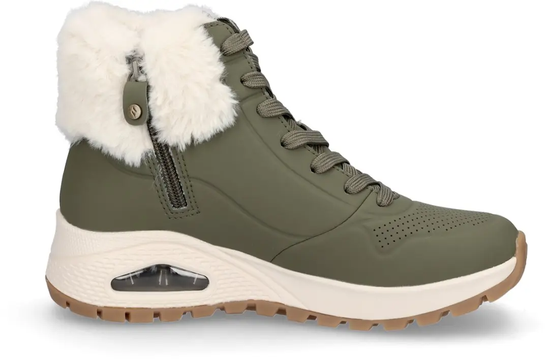 Skechers Uno Rugged Fall Air Dames Laarzen - Groen - afbeelding 2 van 6